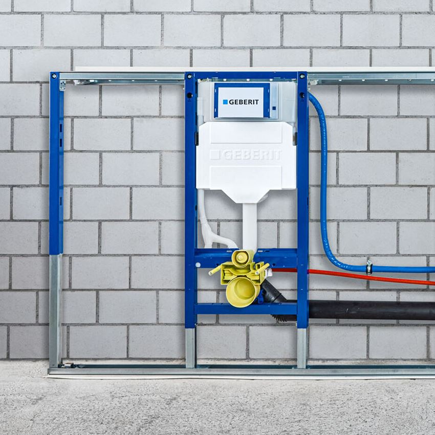 Stelaż podtynkowy do wiszących misek WC 112 cm ze spłuczką podtynkową Sigma 12 cm Geberit Duofix