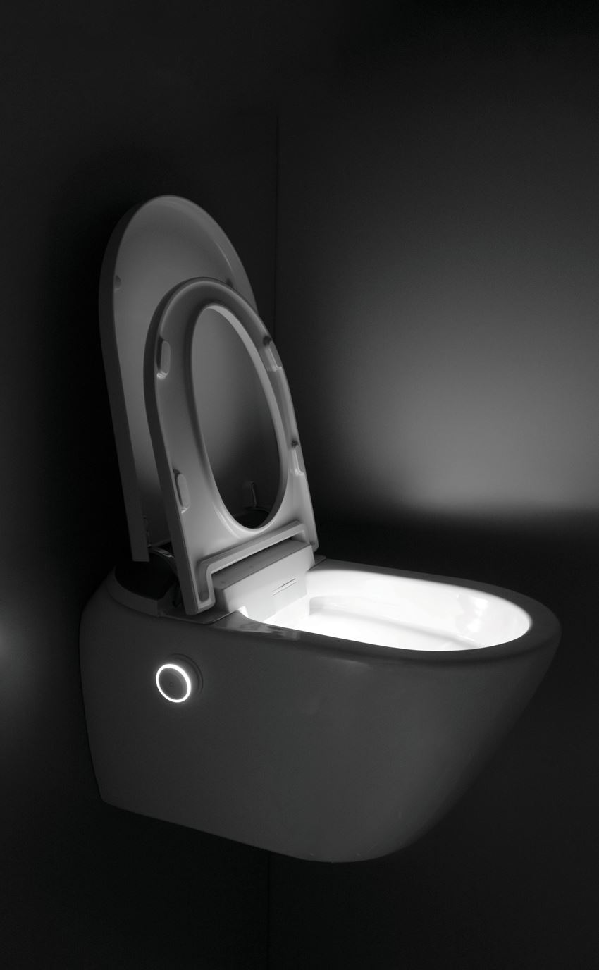 Miska WC smart z deską automatyczną - basic biała Deante Silia