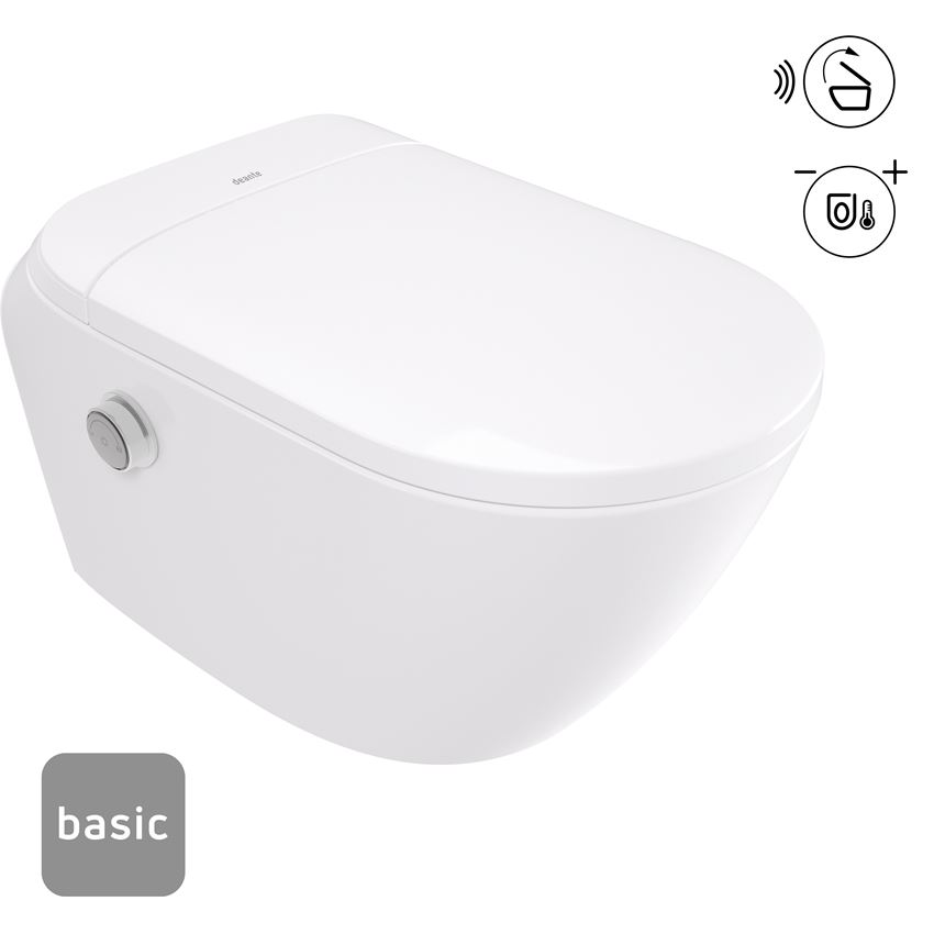Miska WC smart z deską automatyczną - basic biała Deante Silia