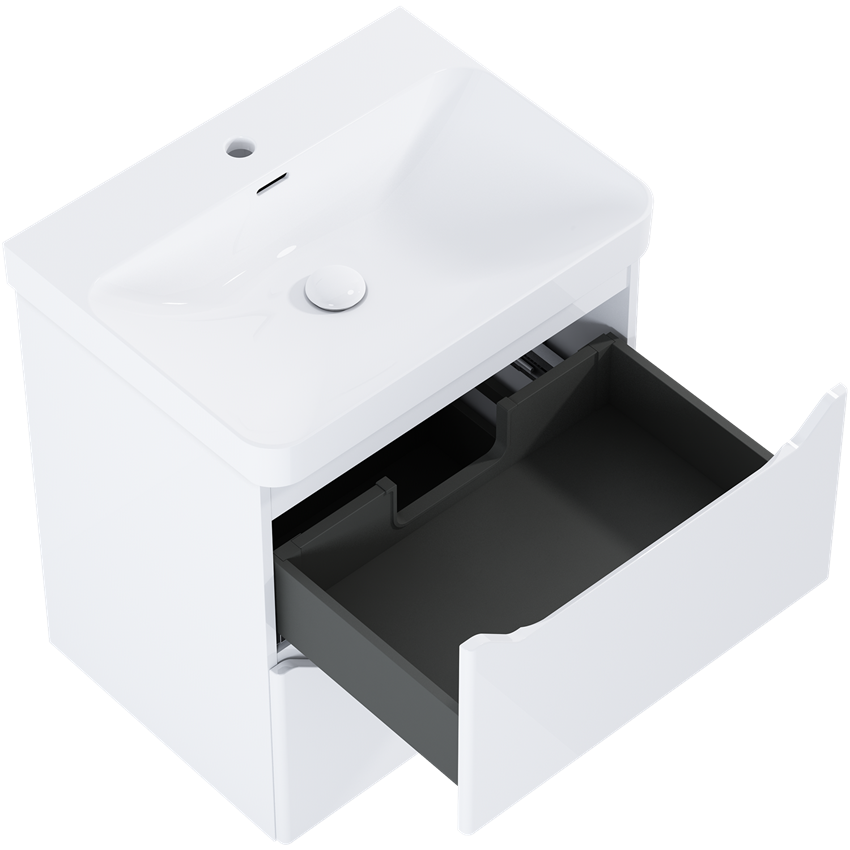 Szafka podumywalkowa bez umywalki 60 cm Elita Helo 60 2S White HG