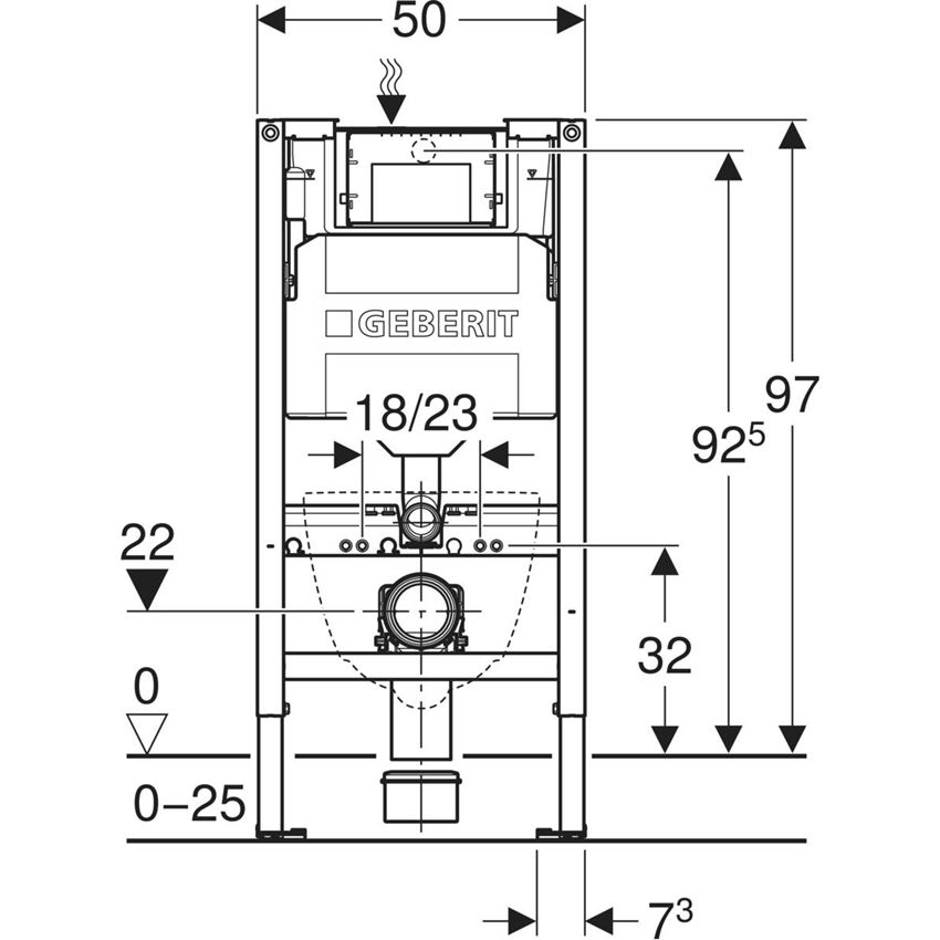 Geberit Duofix Bambini 111.923.00.5