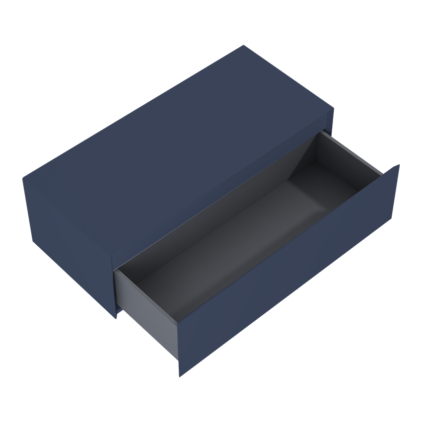 Komoda z blatem 100 cm Elita Split Slim 100 1S Navy Blue Matt