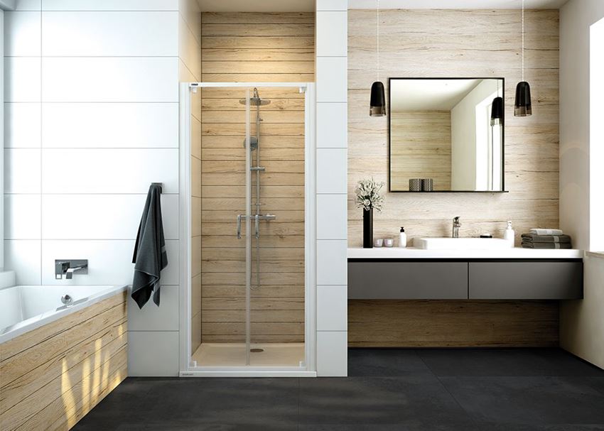 Drzwi skrzydłowe Sanplast Basic 600-450-1920-01-200