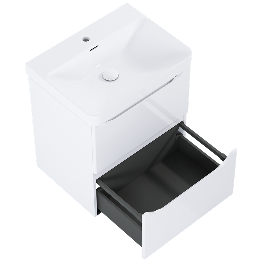 Szafka podumywalkowa bez umywalki 60 cm Elita Helo 60 2S White HG