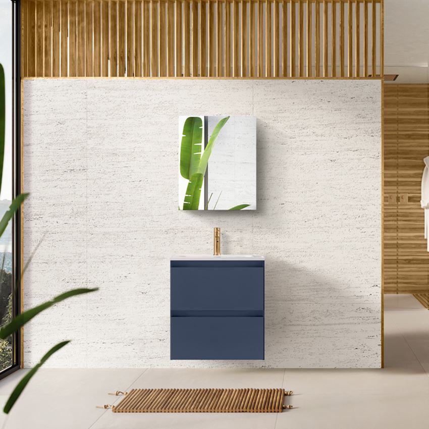 Szafka wisząca z lustrem 50 cm Elita Basic 50 1D
