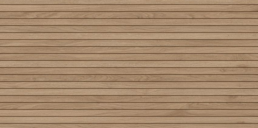 Płytka uniwersalna 59,8x119,8 cm Tubądzin Echo Lamella Beige STR