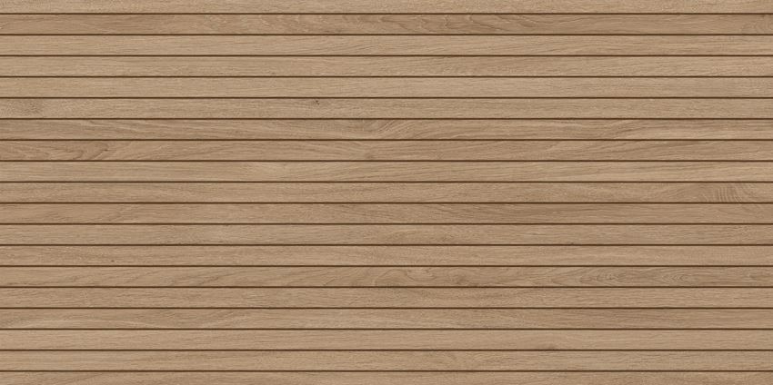 Płytka uniwersalna 59,8x119,8 cm Tubądzin Echo Lamella Beige STR