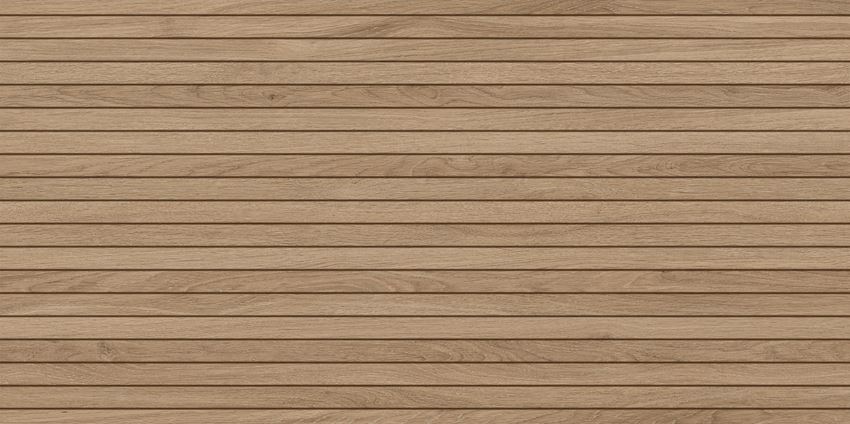 Płytka uniwersalna 59,8x119,8 cm Tubądzin Echo Lamella Beige STR
