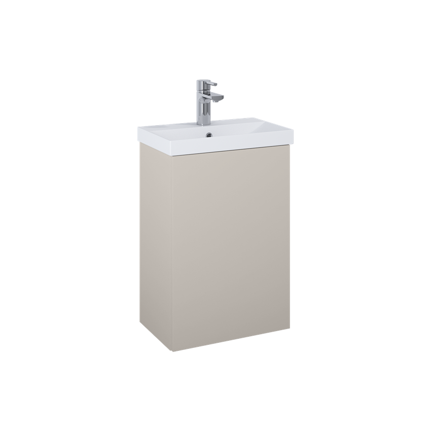 Szafka z umywalką bez uchwytów 45 cm Elita Kido 45 1D Fume Matt