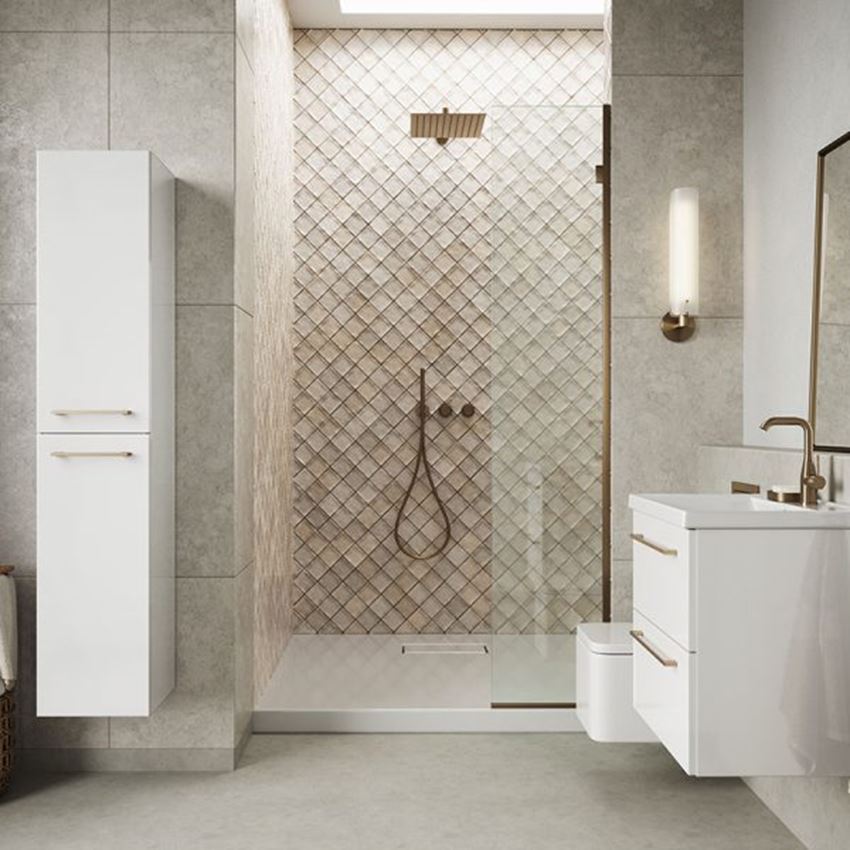 Słupek wiszący 30x150 cm lakier biały połysk Defra Faro