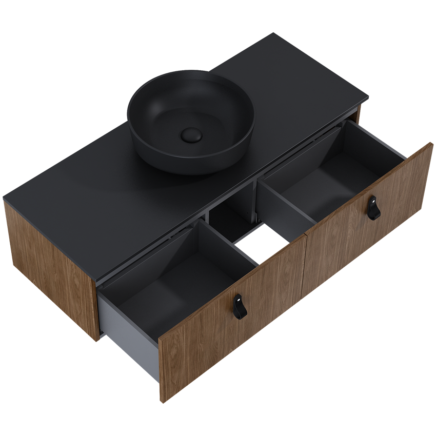 Komoda 120 cm orzech lincoln Elita Look Slim 120 2S