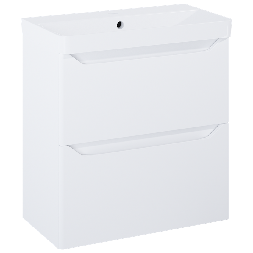 Szafka z umywalką 60 cm Elita Helo Compact 60 2S White Matt