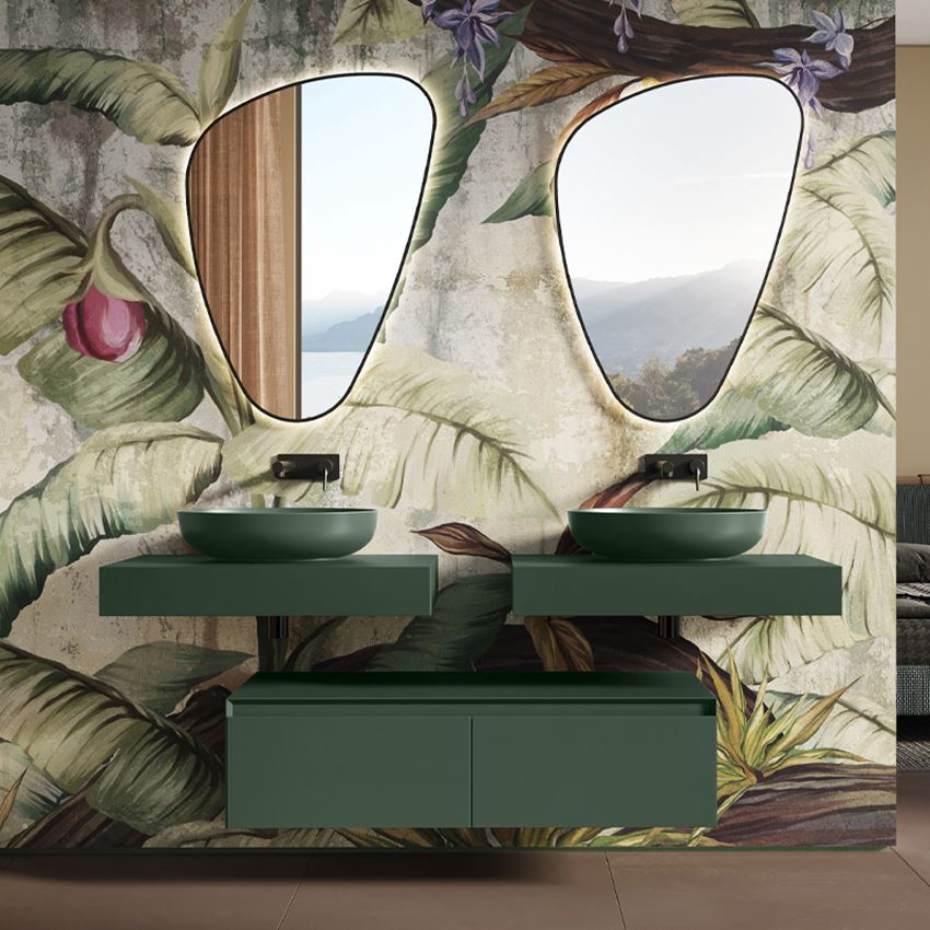 Elita Rika Forest Green Matt umywalka
