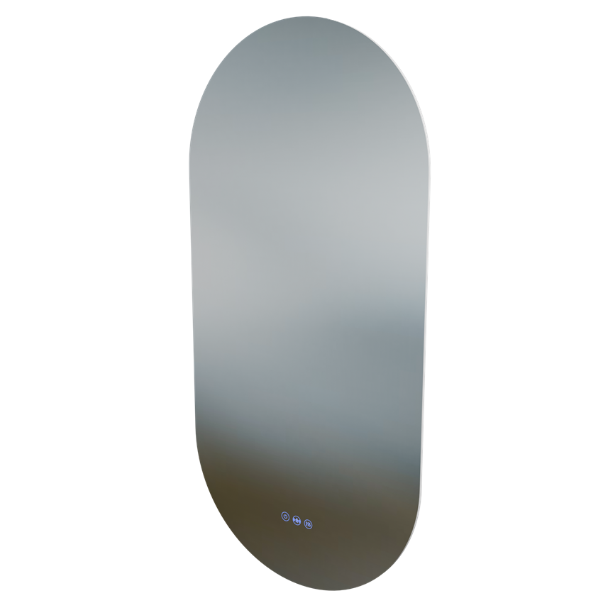 Lustro owalne z podświetleniem led 50x100 cm IÖ Luka New Oval