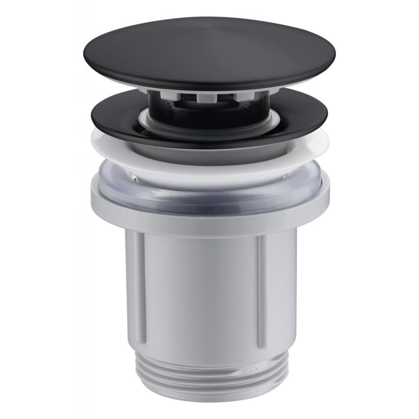 Korek klik-klak uniwersalny do umywalek matt black IÖ Luvia