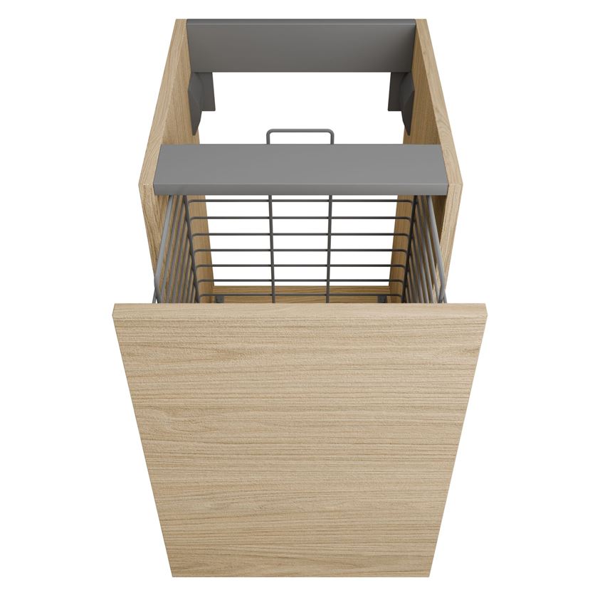 Moduł z koszem cargo bez uchwytu 40 cm IÖ Wood Dąb Casella Cargo