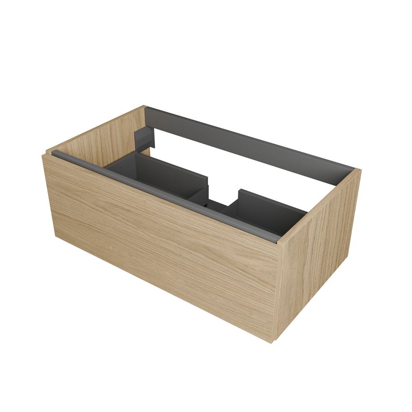 Szafka podumywalkowa bez blatu i uchwytów 80 cm IÖ Wood Dąb Casella