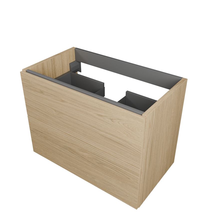 Szafka podumywalkowa bez blatu i uchwytów 80 cm IÖ Wood Dąb Casella