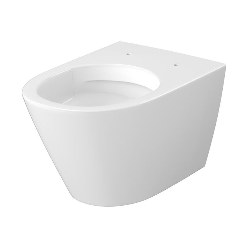 SET C199 Miska podwieszana City Pro Oval z deską Slim wolnoopadającą biała Cersanit City