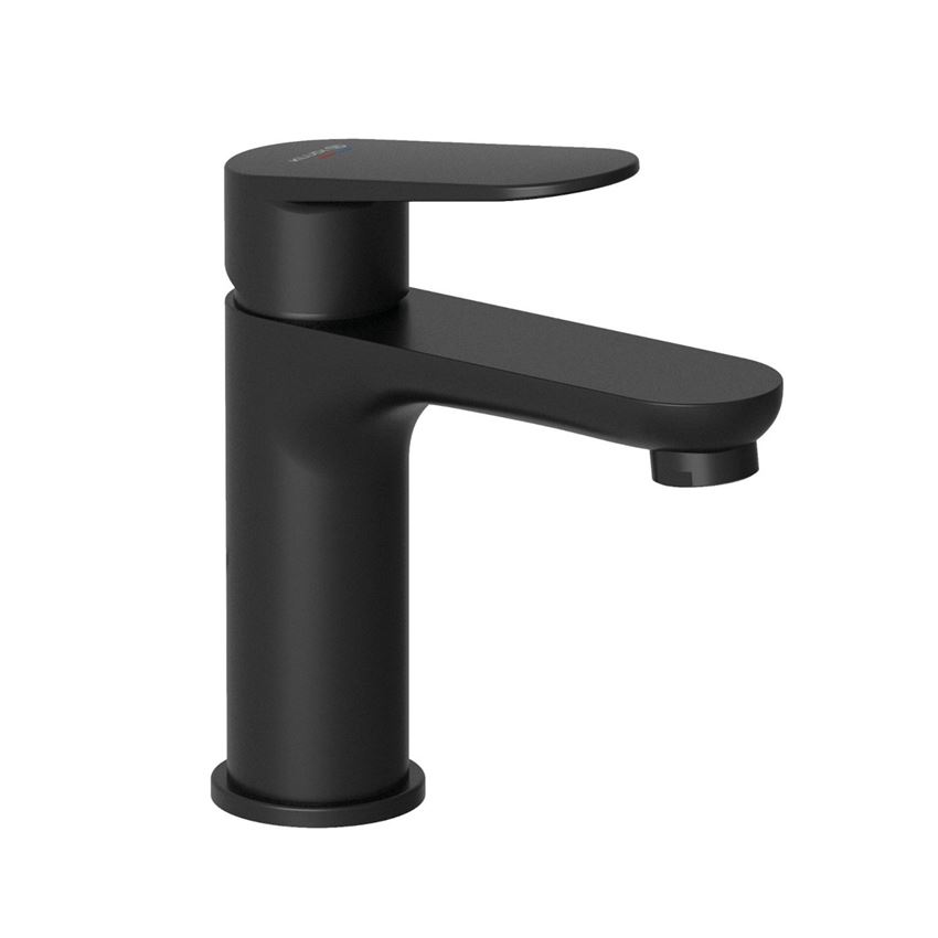  Jednouchwytowa bateria umywalkowa bez zestawu odpływowego czarny mat Kludi X1