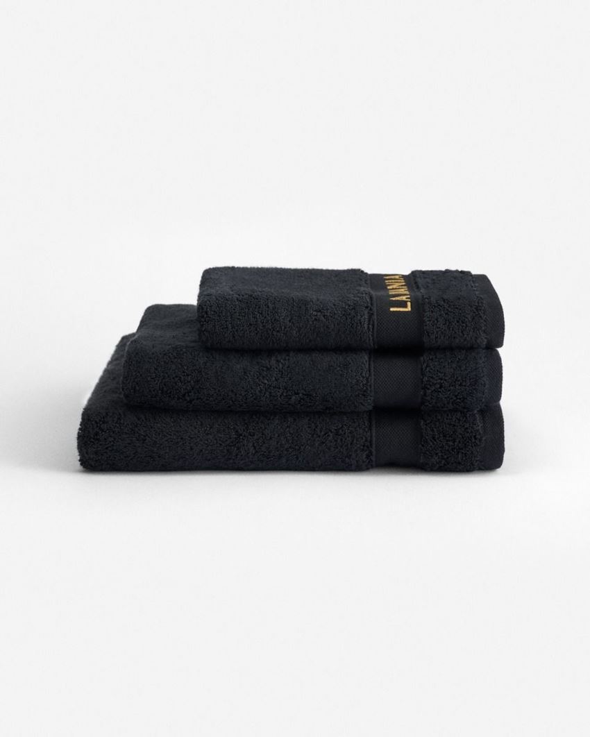 La Mania Home Ręcznik Soft Premium Black 30x50