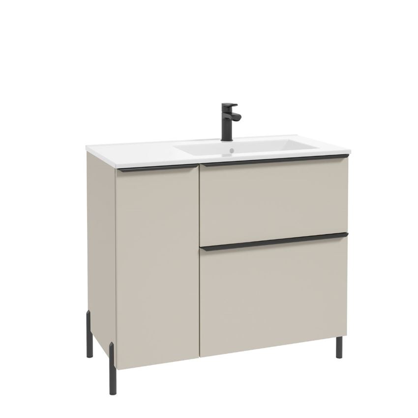 Szafka podumywalkowa prawa 90 cm lakier kaszmir mat Defra Nino