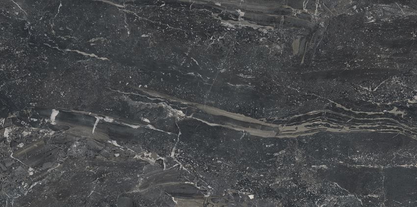 Płytka uniwersalna 59,8x119,8 cm Paradyż North Cathedral Black Gres Szkl. Rekt. Półpoler Soft
