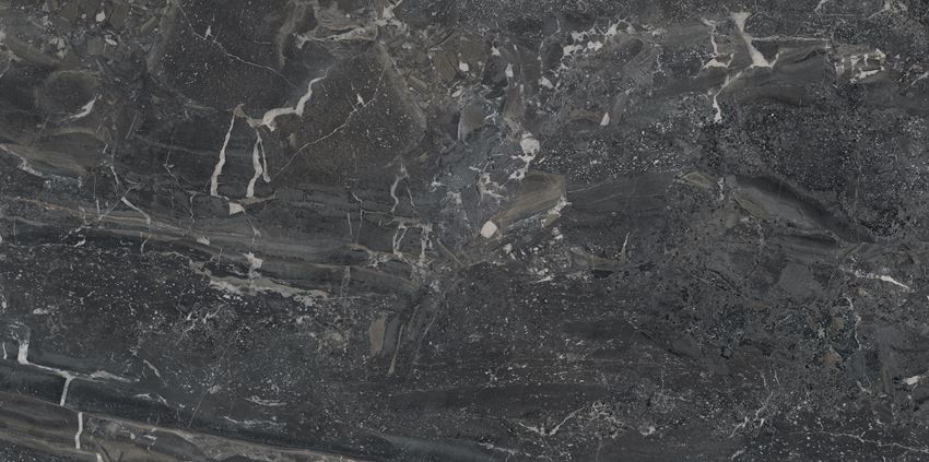 Płytka uniwersalna 59,8x119,8 cm Paradyż North Cathedral Black Gres Szkl. Rekt. Półpoler Soft