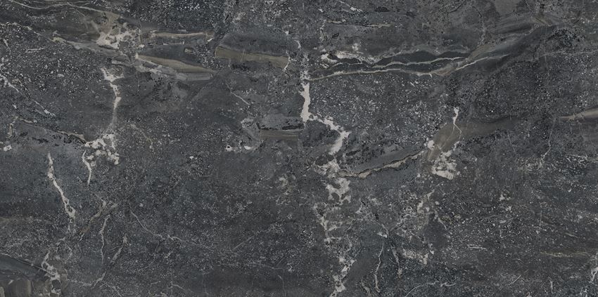 Płytka uniwersalna 59,8x119,8 cm Paradyż North Cathedral Black Gres Szkl. Rekt. Półpoler Soft