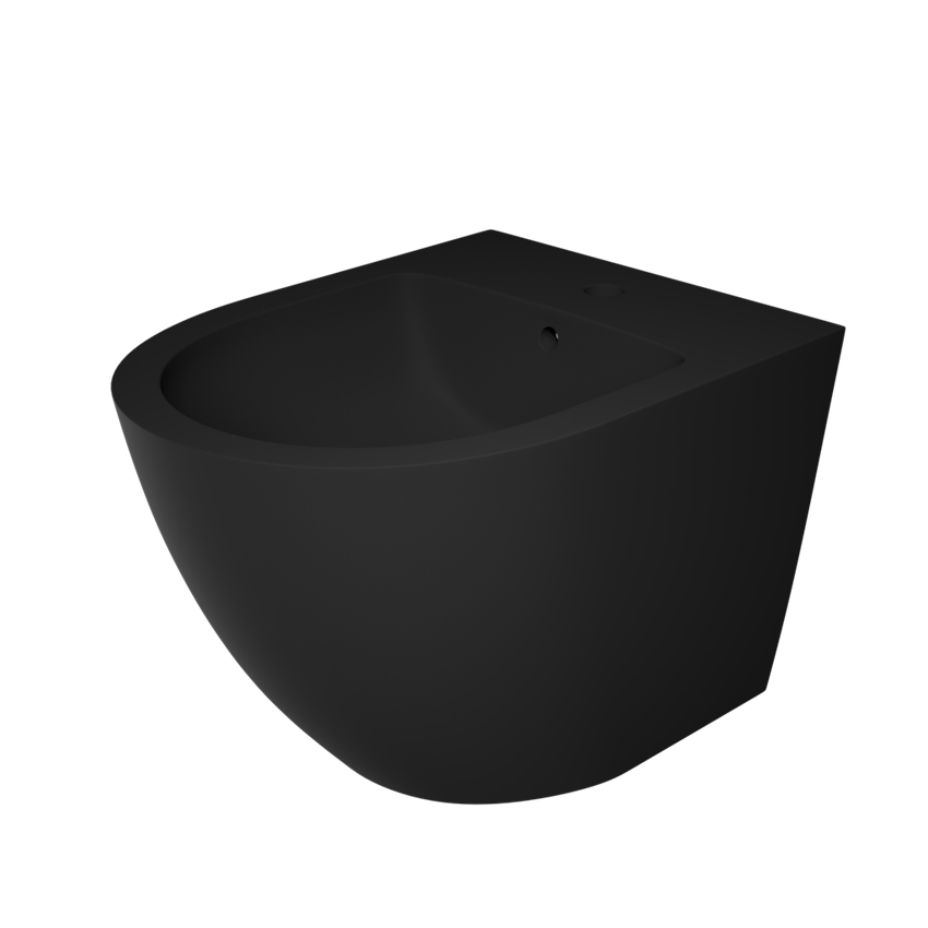 Bidet podwieszany 36,5x49 cm black mat IÖ Mufi
