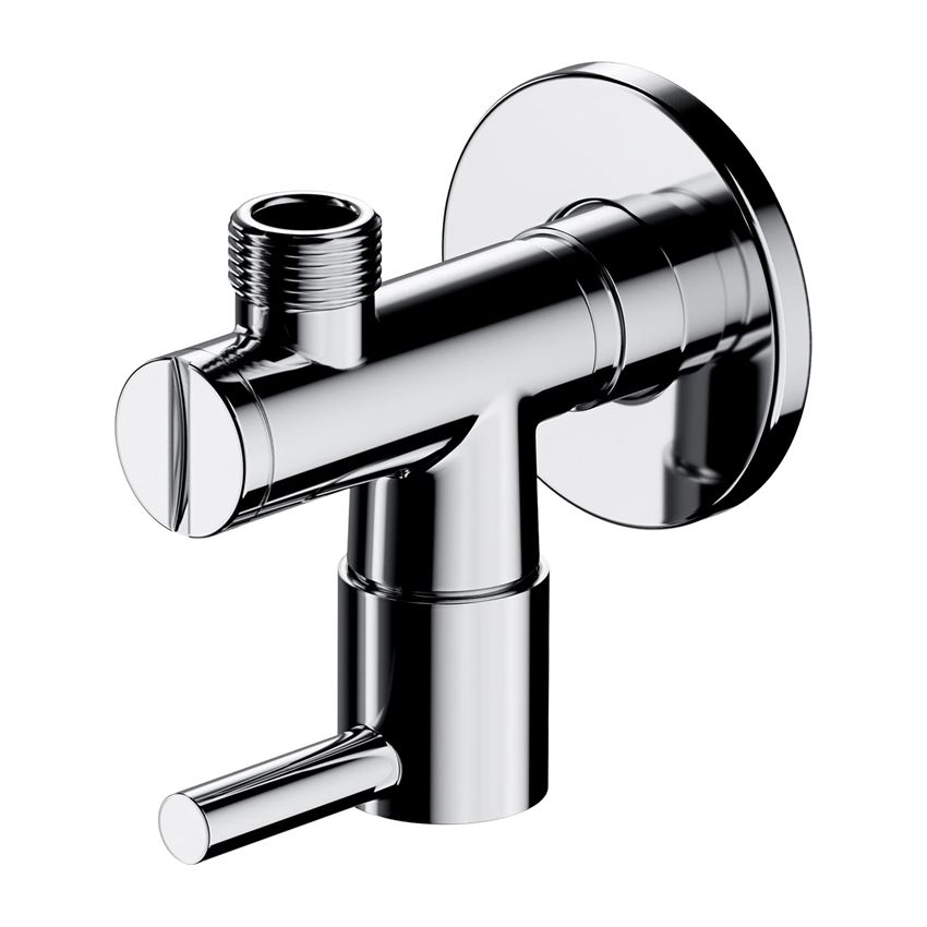 Zawór kątowy chrom połysk Omniress