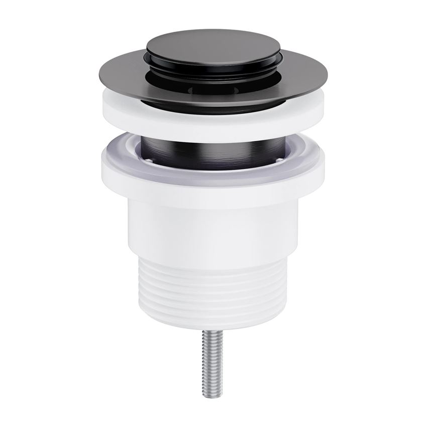 Korek klik-klak umywalkowo-bidetowy antracyt szczotkowany Omnires