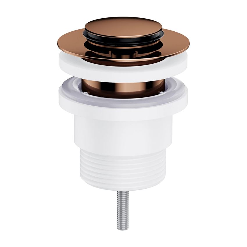 Korek klik-klak umywalkowo-bidetowy miedź połysk Omnires