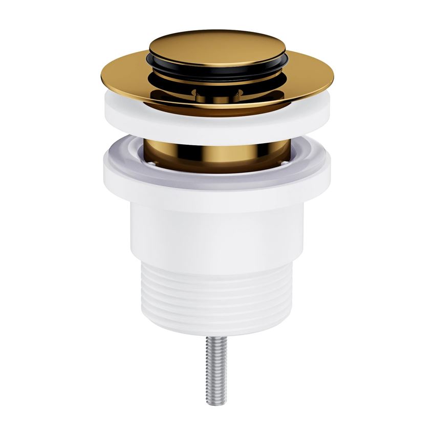 Korek klik-klak umywalkowo-bidetowy złoty połysk Omnires