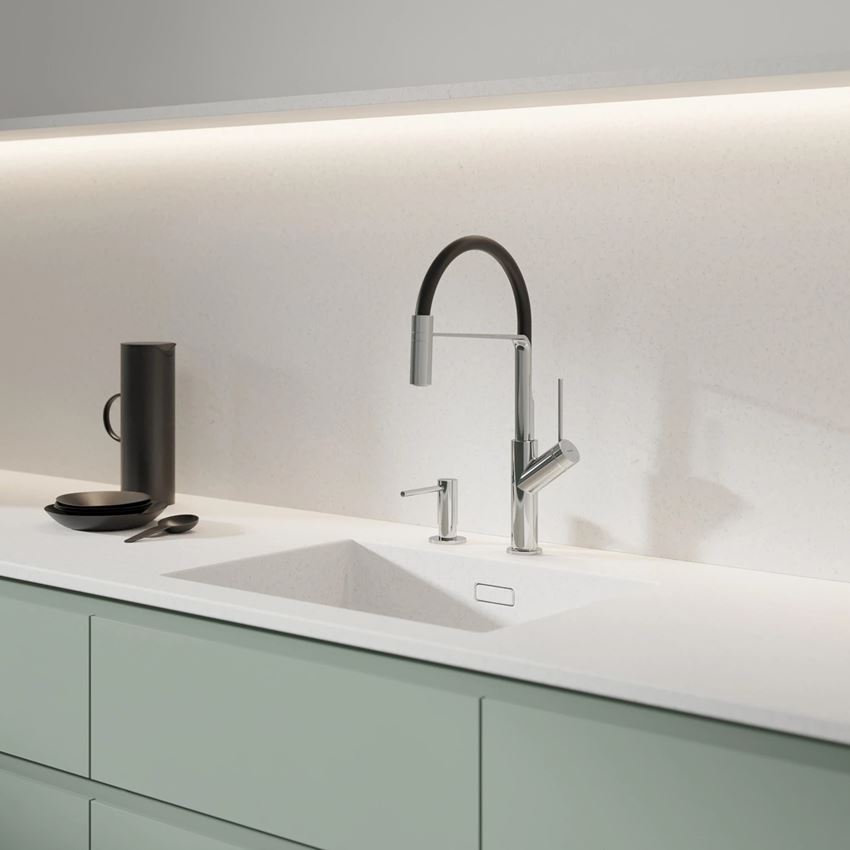 Dozownik kuchenny chrom połysk Omnires Modern Project