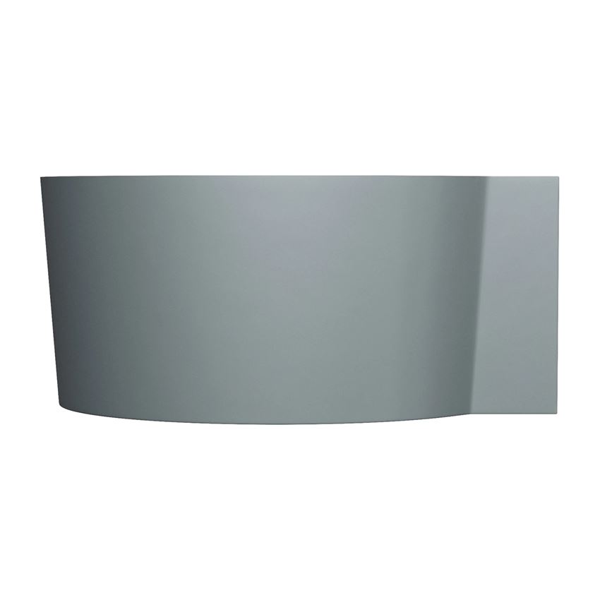 Wanna narożna okrągła 120x120 cm ash grey mat Omnires Ovo