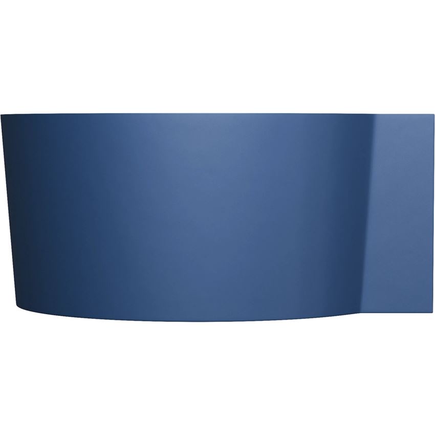 Wanna narożna okrągła 120x120 cm midnight blue mat Omnires Ovo