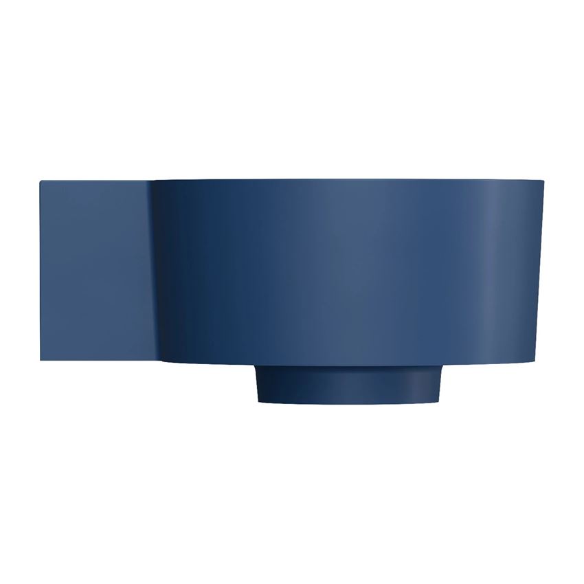 Umywalka nablatowa/wisząca - lewa 33x34 cm midnight blue mat Omnires Ovo