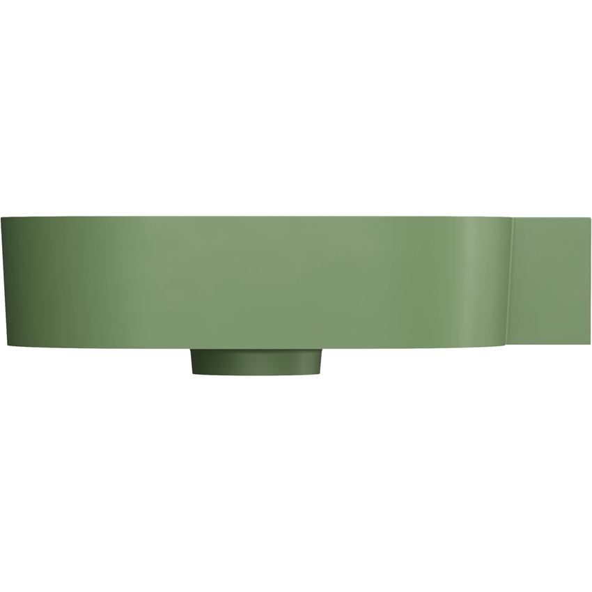 Umywalka nablatowa/wisząca - prawa 55x38 cm olive mat Omnires Ovo