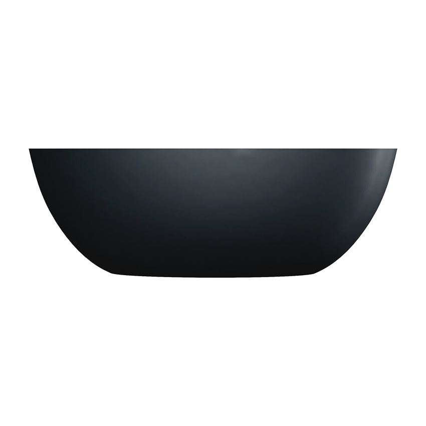 Wanna wolnostojąca bez przelewu 148x75 cm black lava mat Omnires Shell