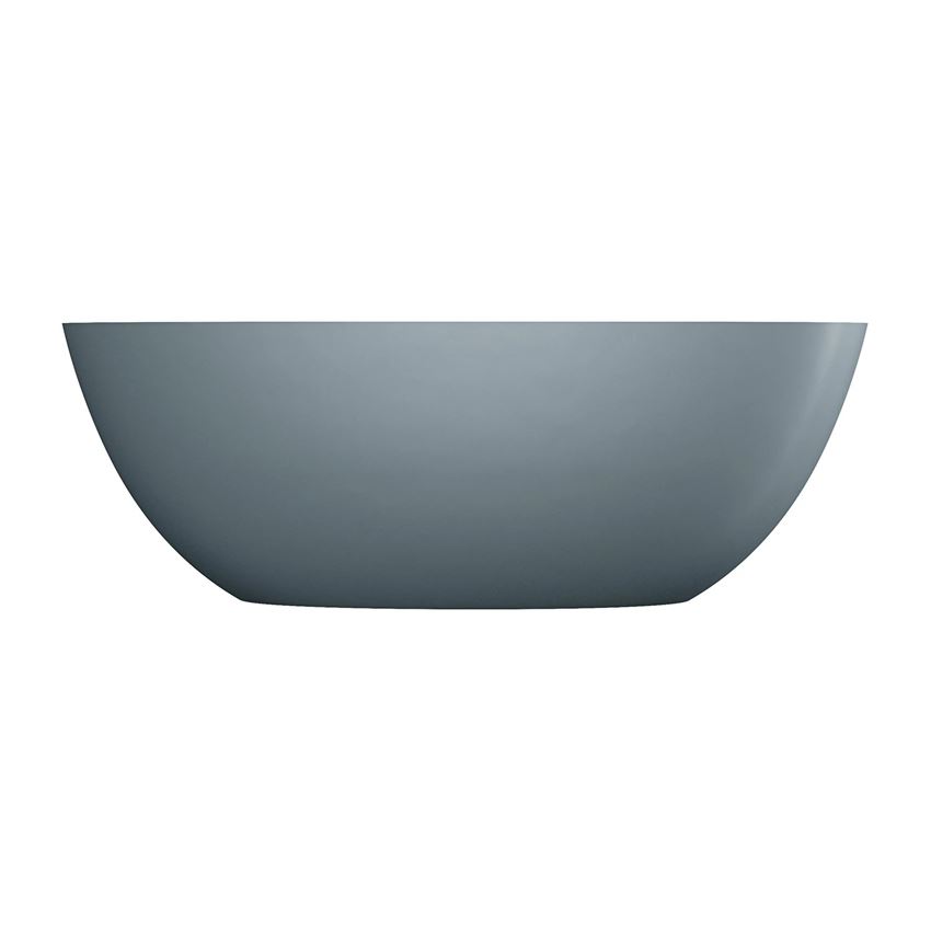 Wanna wolnostojąca z przelewem 160x75 cm ash grey mat Omnires Shell