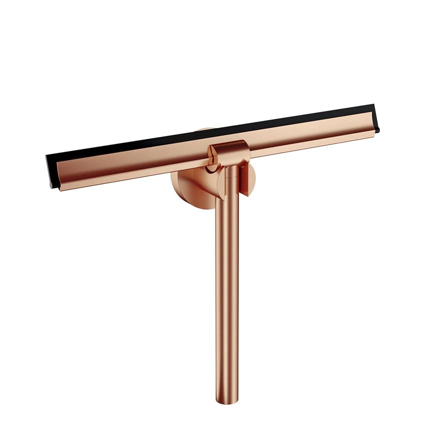 Ściągaczka do wody z uchwytem miedź szczotkowana Omnires Uni