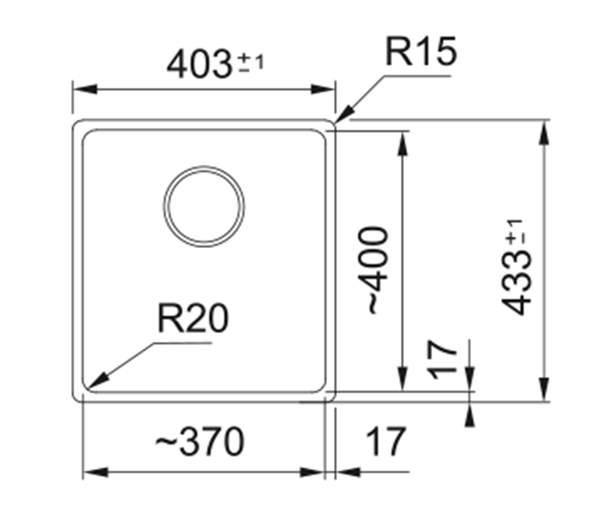 Zlewozmywak Franke Maris MRG 110-37 125.0687.251 rys techniczny