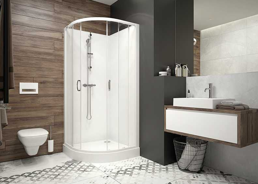 Kabina prysznicowa Sanplast Basic Complete Mineral 602-460-0920-01-4B0