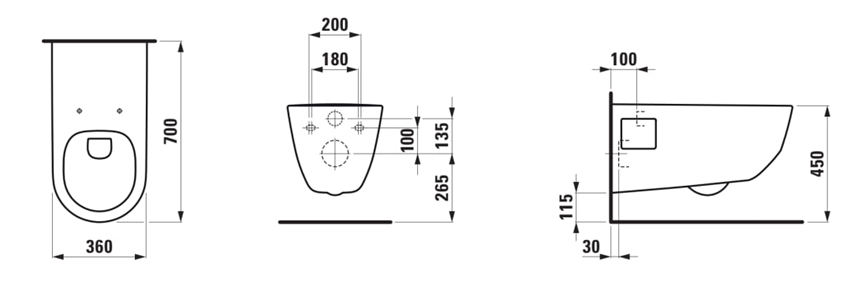 Miska WC Laufen Pro Liberty H8219600000001