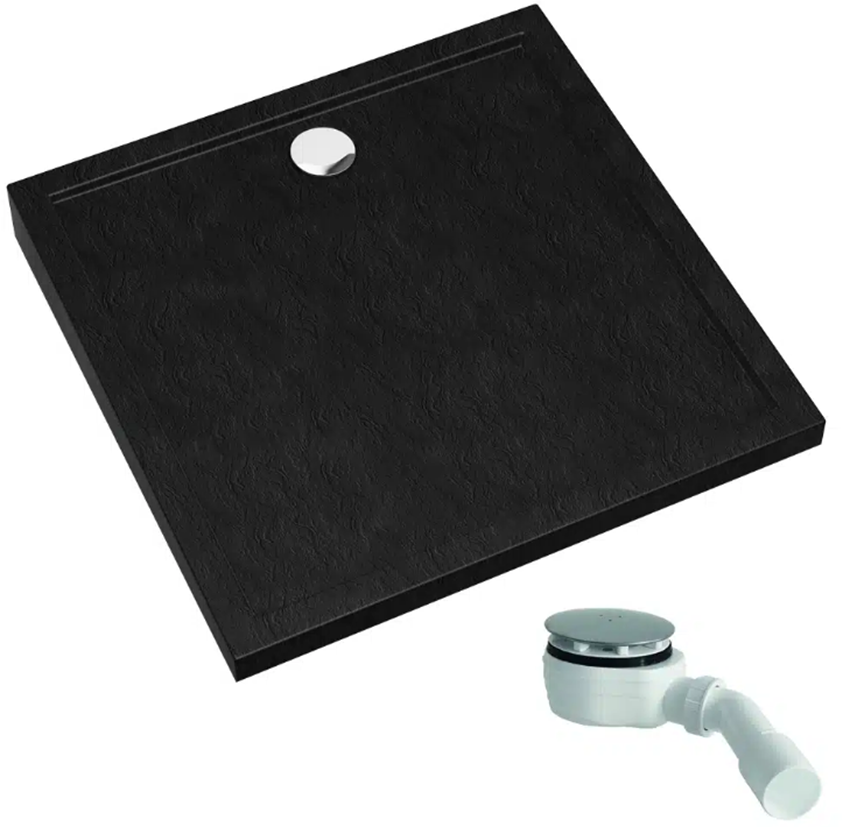 Brodzik kwadratowy Schedpol Caspar New Black Stone 3.2831/C/ST