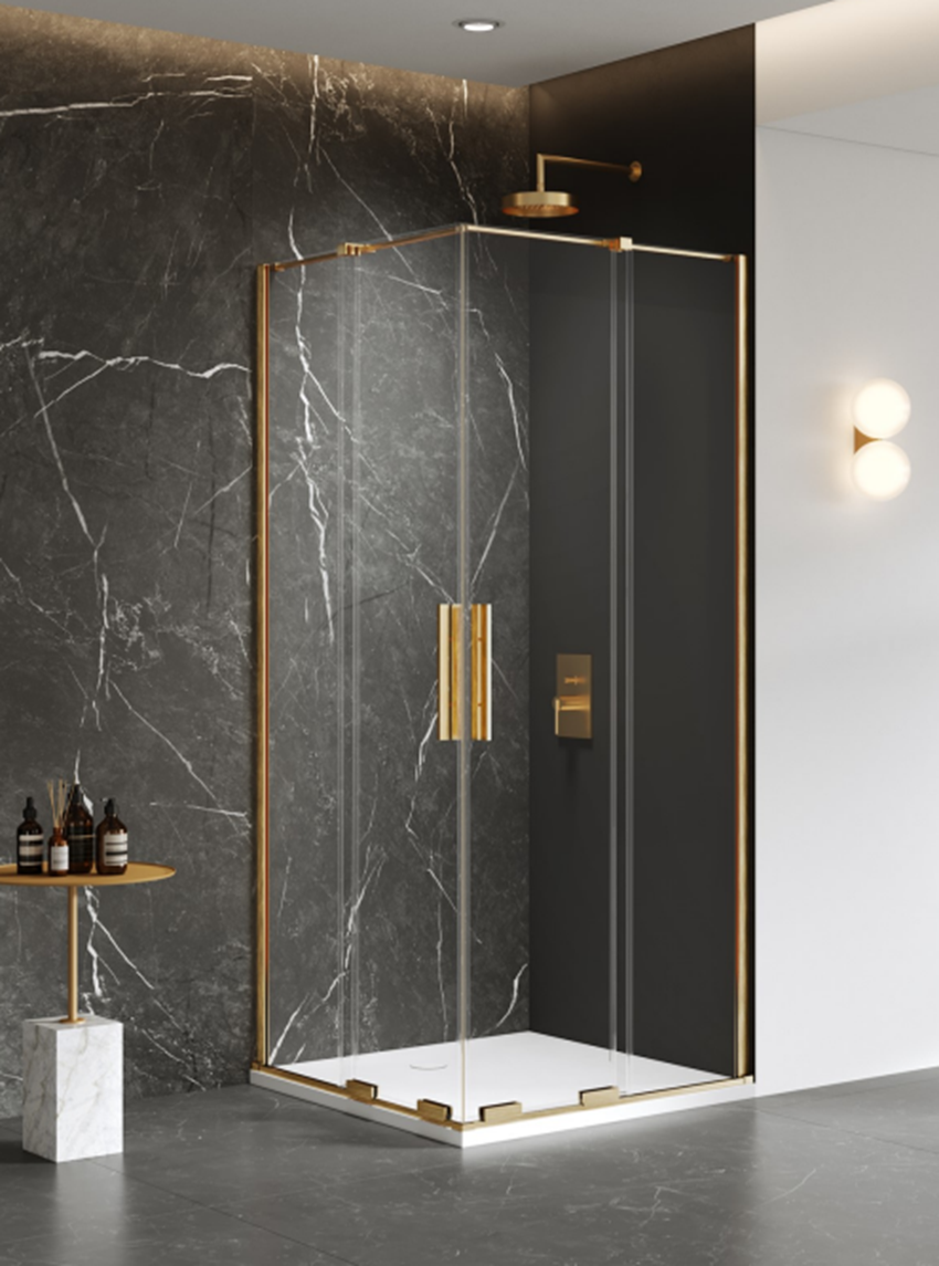 Kabina prysznicowa New Trendy Smart Gold Brushed EXK-7598