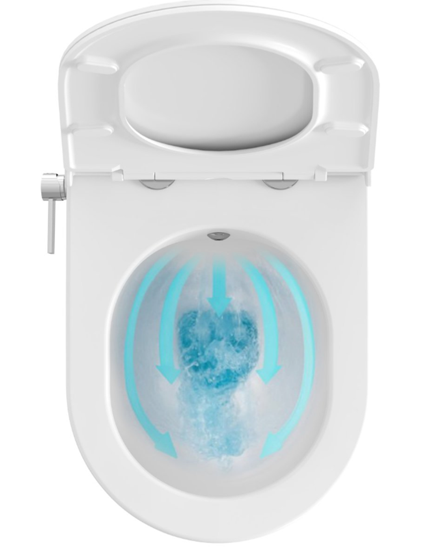 Miska Ravak Uni Chrome RimOff X01912