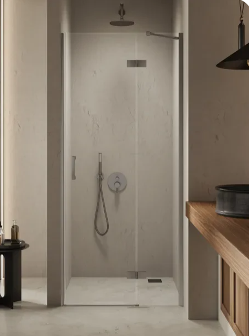 Drzwi wnękowe New Trendy Nesta Gunmetal Brushed D-0932A