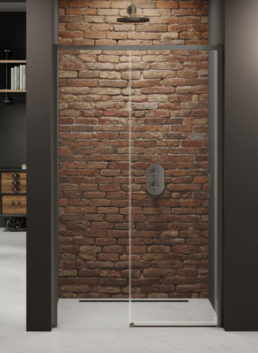 Drzwi wnękowe New Trendy Prime Gunmetal Brushed D-0891A